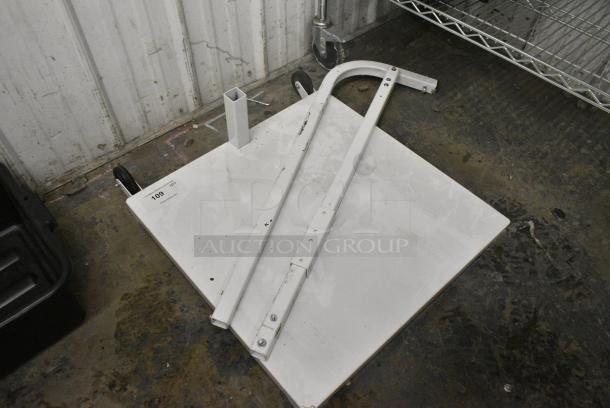 BRAND NEW SCRATCH AND DENT! White Metal Base - Image 2 of 3