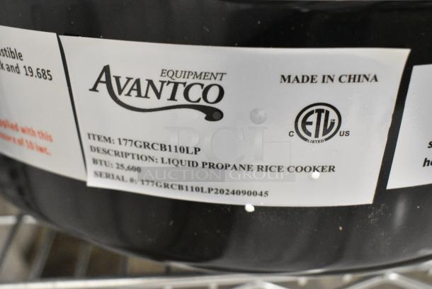 BRAND NEW SCRATCH AND DENT! Avantco 177GRCB110LP Liquid Propane 110 Cup (55 Cup Raw) Gas Rice Cooker / Warmer - 25,000 BTU - Image 4 of 4