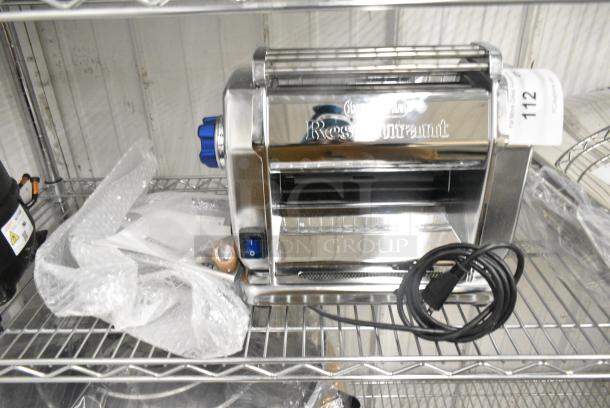 BRAND NEW SCRATCH AND DENT! Imperial RMN Stainless Steel Pasta Machine. 120 Volts, 1 Phase. Tested and Working! - Image 1 of 6