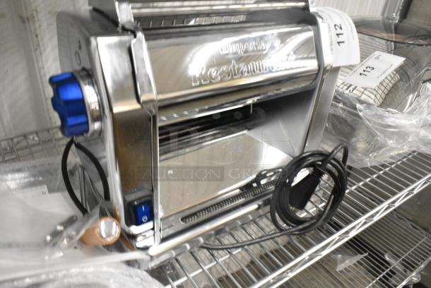 BRAND NEW SCRATCH AND DENT! Imperial RMN Stainless Steel Pasta Machine. 120 Volts, 1 Phase. Tested and Working! - Image 2 of 6