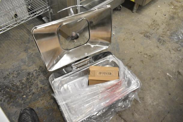 BRAND NEW SCRATCH AND DENT! Acopa Stainless Steel Voyage Chafer - Image 3 of 5