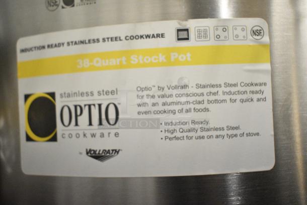 2 BRAND NEW SCRATCH AND DENT! Vollrath Stock Pots Including 27 Quart and 38 Quart. 2 Times Your Bid! - Image 4 of 4