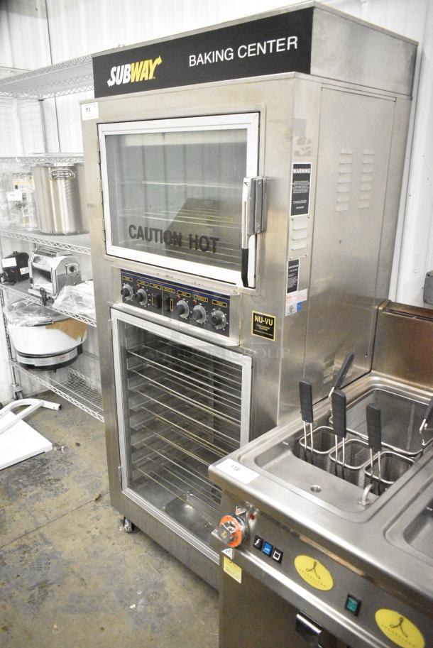 Nu Vu SUB-123 Stainless Steel Commercial Electric Powered Oven Proofer on Commercial Casters. 208 Volts, 3 Phase. - Image 3 of 9