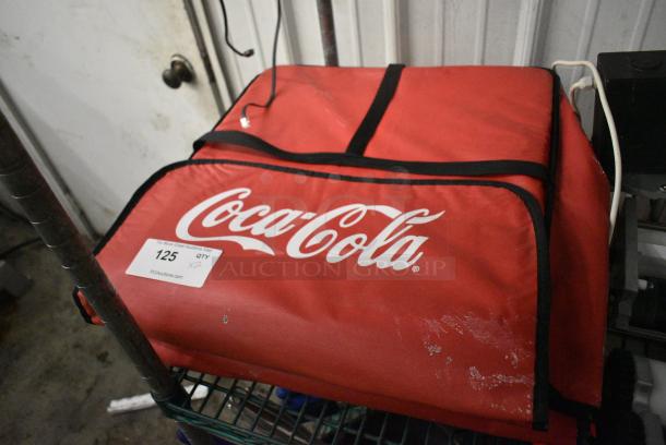 2 Red Insulated Food Carrying Bag. 2 Times Your Bid! - Image 1 of 3