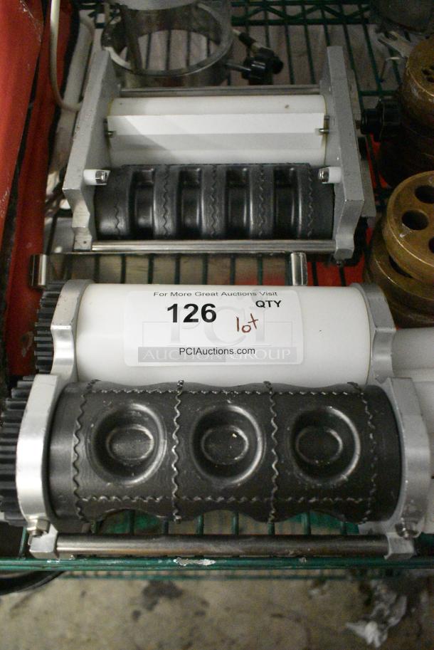 ALL ONE MONEY! Lot of Parts to Pasta Machine Including Dies. Goes GREAT w/ Lot 117! - Image 2 of 5