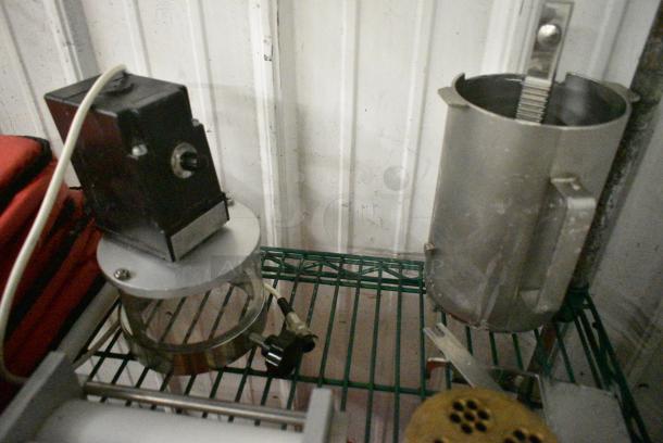 ALL ONE MONEY! Lot of Parts to Pasta Machine Including Dies. Goes GREAT w/ Lot 117! - Image 5 of 5