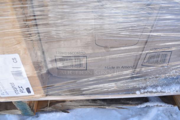 40 BRAND NEW! Boxes Including 2 Box 127RD8BULK Choice 8 oz. Customizable Microwavable Translucent Round Deli Container - 500/Case, 175SP08 EcoChoice 8" Square Palm Leaf Plate - 100/Case, 2 Box 127RD16COMBO Choice 16 oz. Customizable Microwavable Clear Round Deli Container and Lid Combo Pack - 250/Case, 395TO961 EcoChoice 9" x 6" x 3" Compostable No PFAS Added Bamboo / Bagasse 1 Compartment Take-Out Container - 200/Case, 175SP08 EcoChoice 8" Square Palm Leaf Plate - 100/Case, 795KFT16REPE Choice 16 oz. Rectangular Kraft PE-Lined Microwavable Take-Out Container 6 5/8" x 4 5/8" x 1 5/8" - 300/Case. 40 Times Your Bid! - Image 8 of 14