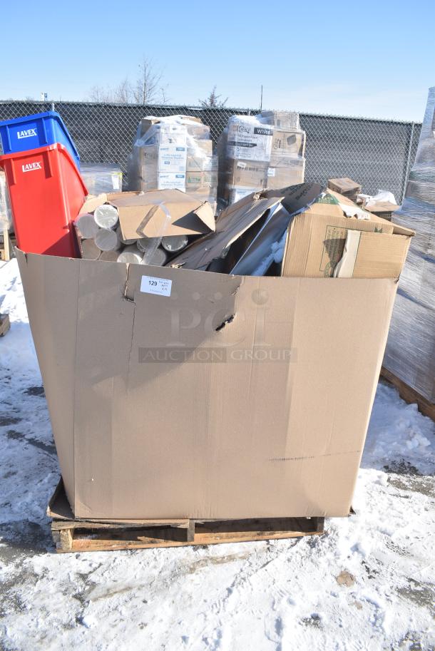 15 BRAND NEW! Boxes Including TC32 CUP 32oz PET STRAIGHT 300 ULTRA CLEAR, 636TS,DL639, Dart 32TJ32 32 oz. White Customizable Foam Cup - 500/Case, Lavex Slim Jim Trash Cans. 15 Times Your Bid! - Image 1 of 11