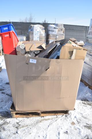 15 BRAND NEW! Boxes Including TC32 CUP 32oz PET STRAIGHT 300 ULTRA CLEAR, 636TS,DL639, Dart 32TJ32 32 oz. White Customizable Foam Cup - 500/Case, Lavex Slim Jim Trash Cans. 15 Times Your Bid!