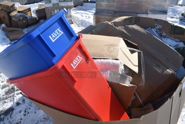 15 BRAND NEW! Boxes Including TC32 CUP 32oz PET STRAIGHT 300 ULTRA CLEAR, 636TS,DL639, Dart 32TJ32 32 oz. White Customizable Foam Cup - 500/Case, Lavex Slim Jim Trash Cans. 15 Times Your Bid! - Image 5 of 11