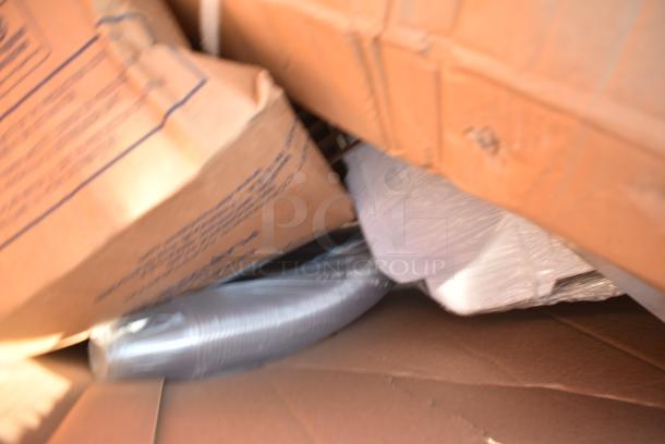 15 BRAND NEW! Boxes Including TC32 CUP 32oz PET STRAIGHT 300 ULTRA CLEAR, 636TS,DL639, Dart 32TJ32 32 oz. White Customizable Foam Cup - 500/Case, Lavex Slim Jim Trash Cans. 15 Times Your Bid! - Image 8 of 11