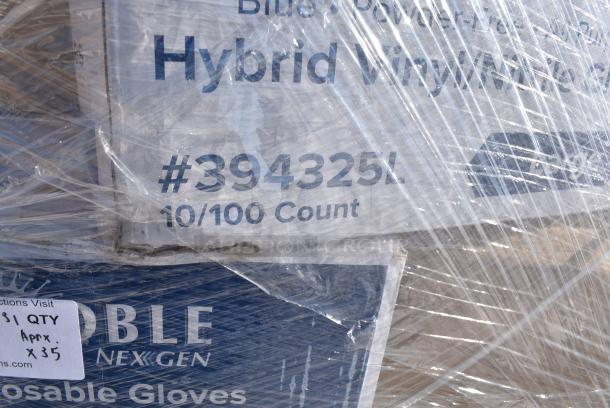 35 BRAND NEW! Boxes Including 500LDOME Choice 9 oz., 12 oz., 16 oz., 20 oz., 24 oz. Clear Dome Lid with 1" Hole - 1000/Case, 128HD8COMBO Choice Heavy Duty 8 oz. Microwavable Translucent Plastic Deli Container and Lid Combo Pack - 240/Case, 127P400C Choice 4 oz. Clear Plastic Souffle Cup / Portion Cup - 2500/Case, Solo Ultra Clear™ TP12 12 oz Customizable. Practical Fill Clear PET Plastic Cold Cup - 1000/Case, 130BKFKSNH Choice Black Heavy Weight Wrapped Polystyrene Plastic Cutlery Pack with Napkin - 500/Case, 186CVB1013C Choice 10" x 13" Chamber Vacuum Packaging Pouches / Bags 3 Mil - 1000/Case, 612FFL1230 Choice Foil Steam Table Pan Lid - Full Size - 50/Case, 394325L Noble NexGen Powder-Free Disposable Blue Hybrid 3 Mil Thick Gloves - Large, 394365L Noble Products Powder-Free Disposable Clear Vinyl Gloves for Foodservice - Large - 1000/Case, 500CC16 Choice Clear PET Customizable Plastic Cold Cup - 16 oz. - 1000/Case. 35 Times Your Bid! - Image 12 of 16
