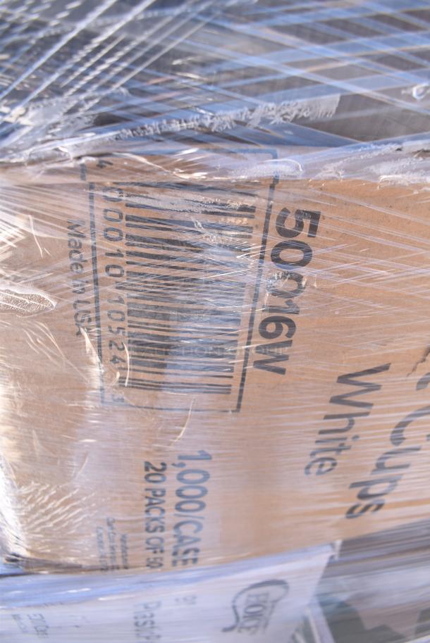 28 BRAND NEW! Boxes Including 127SB24COMBO Choice 24 oz. Clear Plastic Salad Bowl with Lid - 150/Case, 129MCS38B Choice 38 oz. Black Rectangular Microwavable Heavy Weight Container with Lid 8 3/4" x 6 1/4" x 2" - 150/Case, 5002CPTE Lavex 2-Ply White Center Pull Paper Towel 510' Roll - 6/Case, 347BP9BK Choice 9" Black Plastic Plate - 500/Case, 50016W Choice 16 oz. White Poly Paper Hot Cup - 1000/Case, 966TALLFLDN Choice Kraft Natural Tall-Fold 6" x 13" Dispenser Napkin - 8000/Case, 2 Boxes 128HD12COMBO Choice Heavy Duty 12 oz. Microwavable Translucent Plastic Deli Container and Lid Combo Pack - 240/Case, 5002CPTE Lavex 2-Ply White Center Pull Paper Towel 510' Roll - 6/Case, 795KFT16REPE Choice 16 oz. Rectangular Kraft PE-Lined Microwavable Take-Out Container 6 5/8" x 4 5/8" x 1 5/8" - 300/Case, 129MCR50B Choice 43 oz. Black Round Microwavable Heavy Weight Container with Lid 9" - 150/Case. 28 Times Your Bid! - Image 10 of 17