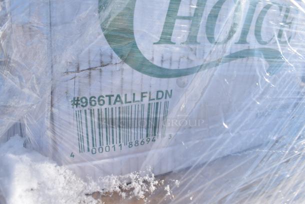 28 BRAND NEW! Boxes Including 127SB24COMBO Choice 24 oz. Clear Plastic Salad Bowl with Lid - 150/Case, 129MCS38B Choice 38 oz. Black Rectangular Microwavable Heavy Weight Container with Lid 8 3/4" x 6 1/4" x 2" - 150/Case, 5002CPTE Lavex 2-Ply White Center Pull Paper Towel 510' Roll - 6/Case, 347BP9BK Choice 9" Black Plastic Plate - 500/Case, 50016W Choice 16 oz. White Poly Paper Hot Cup - 1000/Case, 966TALLFLDN Choice Kraft Natural Tall-Fold 6" x 13" Dispenser Napkin - 8000/Case, 2 Boxes 128HD12COMBO Choice Heavy Duty 12 oz. Microwavable Translucent Plastic Deli Container and Lid Combo Pack - 240/Case, 5002CPTE Lavex 2-Ply White Center Pull Paper Towel 510' Roll - 6/Case, 795KFT16REPE Choice 16 oz. Rectangular Kraft PE-Lined Microwavable Take-Out Container 6 5/8" x 4 5/8" x 1 5/8" - 300/Case, 129MCR50B Choice 43 oz. Black Round Microwavable Heavy Weight Container with Lid 9" - 150/Case. 28 Times Your Bid! - Image 11 of 17