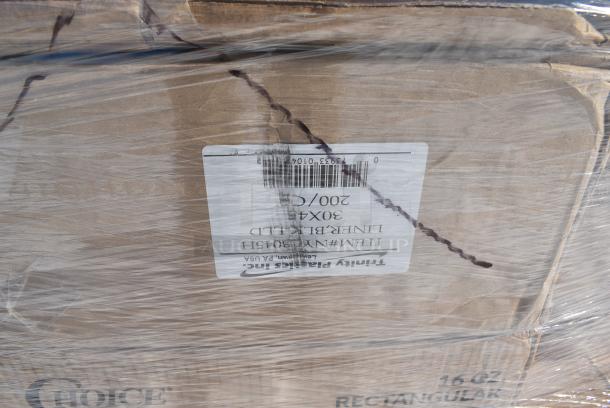 28 BRAND NEW! Boxes Including 127SB24COMBO Choice 24 oz. Clear Plastic Salad Bowl with Lid - 150/Case, 129MCS38B Choice 38 oz. Black Rectangular Microwavable Heavy Weight Container with Lid 8 3/4" x 6 1/4" x 2" - 150/Case, 5002CPTE Lavex 2-Ply White Center Pull Paper Towel 510' Roll - 6/Case, 347BP9BK Choice 9" Black Plastic Plate - 500/Case, 50016W Choice 16 oz. White Poly Paper Hot Cup - 1000/Case, 966TALLFLDN Choice Kraft Natural Tall-Fold 6" x 13" Dispenser Napkin - 8000/Case, 2 Boxes 128HD12COMBO Choice Heavy Duty 12 oz. Microwavable Translucent Plastic Deli Container and Lid Combo Pack - 240/Case, 5002CPTE Lavex 2-Ply White Center Pull Paper Towel 510' Roll - 6/Case, 795KFT16REPE Choice 16 oz. Rectangular Kraft PE-Lined Microwavable Take-Out Container 6 5/8" x 4 5/8" x 1 5/8" - 300/Case, 129MCR50B Choice 43 oz. Black Round Microwavable Heavy Weight Container with Lid 9" - 150/Case. 28 Times Your Bid! - Image 15 of 17