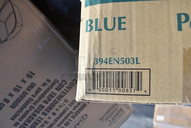 20 BRAND NEW! Boxes Including Dart 60HT1 White Foam Hinged Lid Container 6" x 6" x 3" - 500/Case, 5002DNAP Choice White 2-Ply Dinner Napkin 17" x 15" - 3000/Case, 395TO661W White Hinged Take Out Containers, 600FD46G FAUCET DECK 4"C 6" SPREAD 10"H GNECK SPOUT NO LEAD, 127SB24COMBO Choice 24 oz. Clear Plastic Salad Bowl with Lid - 150/Case, Dart C95PST1 ClearSeal 8 7/8" x 9 3/8" x 3" Hinged Lid Plastic Container - 200/Case, 500L1020B Choice Black Hot Paper Cup Travel Lid for 10-24 oz. Standard Cups and 8 oz. Squat Cups - 1000/Case, 394EN503L Noble Products Powder-Free Disposable Blue Exam Grade Nitrile 4 Mil Thick Textured Gloves - Large - 1000/Case, Dart 60HT1 White Foam Hinged Lid Container 6" x 6" x 3" - 500/Case. 20 Times Your Bid! - Image 14 of 16