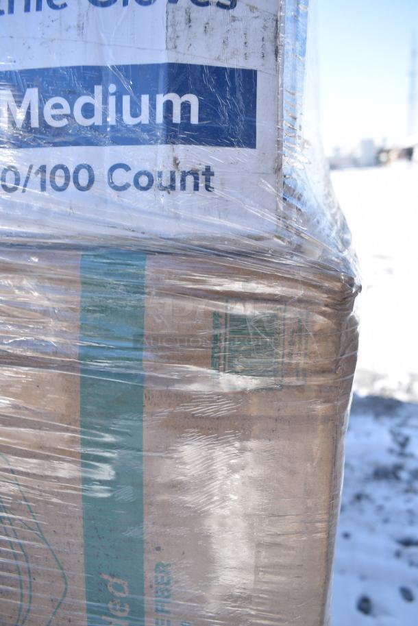 40 BRAND NEW! Boxes Including 394325M Noble NexGen Powder-Free Disposable Blue Hybrid 3 Mil Thick Gloves - Medium - 1000/Case, 500COLLARBR EcoChoice Kraft Coffee Cup Sleeve / Jacket / Clutch - 10-24 oz. - 1200/Case, 394385L Noble Products White Powder-Free Disposable Latex Gloves for Foodservice - Large - 1000/Case, 394325M Noble NexGen Powder-Free Disposable Blue Hybrid 3 Mil Thick Gloves - Medium - 1000/Case, 795PTOKFT1 Choice Kraft Microwavable Folded Paper #1 Take-Out Container 4 3/8" x 3 1/2" x 2 1/2" - 450/Case, 100260CHC Choice Take Out Containers, Dart 16PX Conex ClearPro 16 oz. Polypropylene Cold Cup - 1000/Case, 500TW12 Choice 12 oz. Translucent Thin Wall Plastic Cold Cup - 1000/Case, VacPak-It 186CVBZ1015 10" x 15" Chamber Vacuum Packaging Bags with Zipper 3 Mil - 1000/Case. 40 Times Your Bid! - Image 5 of 17