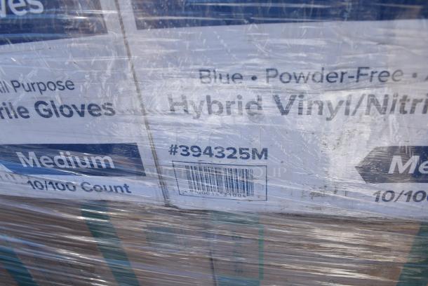 40 BRAND NEW! Boxes Including 394325M Noble NexGen Powder-Free Disposable Blue Hybrid 3 Mil Thick Gloves - Medium - 1000/Case, 500COLLARBR EcoChoice Kraft Coffee Cup Sleeve / Jacket / Clutch - 10-24 oz. - 1200/Case, 394385L Noble Products White Powder-Free Disposable Latex Gloves for Foodservice - Large - 1000/Case, 394325M Noble NexGen Powder-Free Disposable Blue Hybrid 3 Mil Thick Gloves - Medium - 1000/Case, 795PTOKFT1 Choice Kraft Microwavable Folded Paper #1 Take-Out Container 4 3/8" x 3 1/2" x 2 1/2" - 450/Case, 100260CHC Choice Take Out Containers, Dart 16PX Conex ClearPro 16 oz. Polypropylene Cold Cup - 1000/Case, 500TW12 Choice 12 oz. Translucent Thin Wall Plastic Cold Cup - 1000/Case, VacPak-It 186CVBZ1015 10" x 15" Chamber Vacuum Packaging Bags with Zipper 3 Mil - 1000/Case. 40 Times Your Bid! - Image 6 of 17