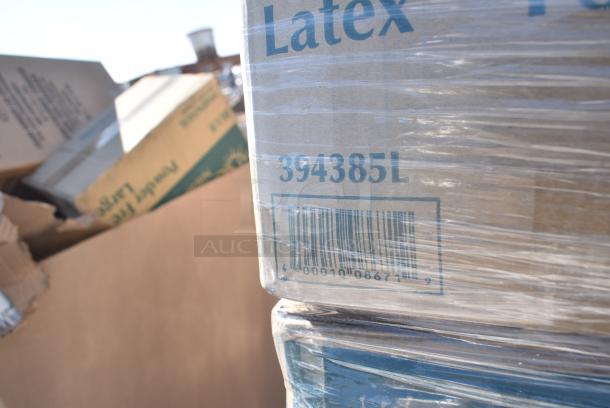 40 BRAND NEW! Boxes Including 394325M Noble NexGen Powder-Free Disposable Blue Hybrid 3 Mil Thick Gloves - Medium - 1000/Case, 500COLLARBR EcoChoice Kraft Coffee Cup Sleeve / Jacket / Clutch - 10-24 oz. - 1200/Case, 394385L Noble Products White Powder-Free Disposable Latex Gloves for Foodservice - Large - 1000/Case, 394325M Noble NexGen Powder-Free Disposable Blue Hybrid 3 Mil Thick Gloves - Medium - 1000/Case, 795PTOKFT1 Choice Kraft Microwavable Folded Paper #1 Take-Out Container 4 3/8" x 3 1/2" x 2 1/2" - 450/Case, 100260CHC Choice Take Out Containers, Dart 16PX Conex ClearPro 16 oz. Polypropylene Cold Cup - 1000/Case, 500TW12 Choice 12 oz. Translucent Thin Wall Plastic Cold Cup - 1000/Case, VacPak-It 186CVBZ1015 10" x 15" Chamber Vacuum Packaging Bags with Zipper 3 Mil - 1000/Case. 40 Times Your Bid! - Image 8 of 17