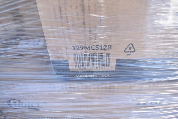 30 BRAND NEW! Boxes Including 130BKFORKX Choice Black Extra Heavy Weight Polystyrene Plastic Fork - 1000/Case, 2 Box 127DM12BULK Choice 12 oz. Ultra Clear Recycled PET Plastic Round Deli Container - 500/Case, 129MCS12B Choice 12 oz. Black 6" x 4 3/4" x 1 3/4" Rectangular Microwavable Heavy Weight Container with Lid - 150/Case, 128HD16BULK Choice Heavy Duty 16 oz. Microwavable Translucent Plastic Deli Container - 480/Case, 129MCS12B Choice 12 oz. Black 6" x 4 3/4" x 1 3/4" Rectangular Microwavable Heavy Weight Container with Lid - 150/Case, 129MCS24B Choice 24 oz. Black Rectangular Microwavable Heavy Weight Container with Lid 8" x 5 1/4" x 2" - 150/Case, 128HD8COMBO Choice Heavy Duty 8 oz. Microwavable Translucent Plastic Deli Container and Lid Combo Pack - 240/Case, 129MCR16W Choice 16 oz. White 6 1/4" Round Microwavable Heavy Weight Container with Lid - 150/Case, 394345M Noble NexGen Powder-Free Disposable Black Hybrid 3 Mil Thick Gloves - Medium - 1000/Case, 612FS5006 Choice Third Size Foil Steam Pan Deep 3 5/16" Depth - 100/Case. 30 Times Your Bid! - Image 8 of 18
