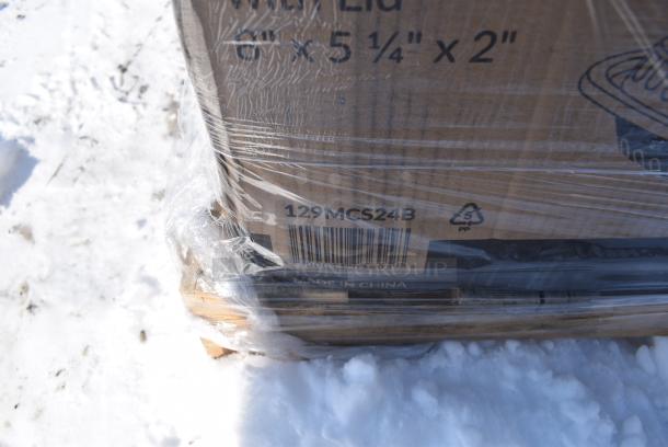 30 BRAND NEW! Boxes Including 130BKFORKX Choice Black Extra Heavy Weight Polystyrene Plastic Fork - 1000/Case, 2 Box 127DM12BULK Choice 12 oz. Ultra Clear Recycled PET Plastic Round Deli Container - 500/Case, 129MCS12B Choice 12 oz. Black 6" x 4 3/4" x 1 3/4" Rectangular Microwavable Heavy Weight Container with Lid - 150/Case, 128HD16BULK Choice Heavy Duty 16 oz. Microwavable Translucent Plastic Deli Container - 480/Case, 129MCS12B Choice 12 oz. Black 6" x 4 3/4" x 1 3/4" Rectangular Microwavable Heavy Weight Container with Lid - 150/Case, 129MCS24B Choice 24 oz. Black Rectangular Microwavable Heavy Weight Container with Lid 8" x 5 1/4" x 2" - 150/Case, 128HD8COMBO Choice Heavy Duty 8 oz. Microwavable Translucent Plastic Deli Container and Lid Combo Pack - 240/Case, 129MCR16W Choice 16 oz. White 6 1/4" Round Microwavable Heavy Weight Container with Lid - 150/Case, 394345M Noble NexGen Powder-Free Disposable Black Hybrid 3 Mil Thick Gloves - Medium - 1000/Case, 612FS5006 Choice Third Size Foil Steam Pan Deep 3 5/16" Depth - 100/Case. 30 Times Your Bid! - Image 11 of 18