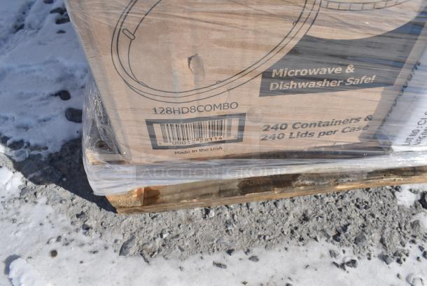 30 BRAND NEW! Boxes Including 130BKFORKX Choice Black Extra Heavy Weight Polystyrene Plastic Fork - 1000/Case, 2 Box 127DM12BULK Choice 12 oz. Ultra Clear Recycled PET Plastic Round Deli Container - 500/Case, 129MCS12B Choice 12 oz. Black 6" x 4 3/4" x 1 3/4" Rectangular Microwavable Heavy Weight Container with Lid - 150/Case, 128HD16BULK Choice Heavy Duty 16 oz. Microwavable Translucent Plastic Deli Container - 480/Case, 129MCS12B Choice 12 oz. Black 6" x 4 3/4" x 1 3/4" Rectangular Microwavable Heavy Weight Container with Lid - 150/Case, 129MCS24B Choice 24 oz. Black Rectangular Microwavable Heavy Weight Container with Lid 8" x 5 1/4" x 2" - 150/Case, 128HD8COMBO Choice Heavy Duty 8 oz. Microwavable Translucent Plastic Deli Container and Lid Combo Pack - 240/Case, 129MCR16W Choice 16 oz. White 6 1/4" Round Microwavable Heavy Weight Container with Lid - 150/Case, 394345M Noble NexGen Powder-Free Disposable Black Hybrid 3 Mil Thick Gloves - Medium - 1000/Case, 612FS5006 Choice Third Size Foil Steam Pan Deep 3 5/16" Depth - 100/Case. 30 Times Your Bid! - Image 13 of 18