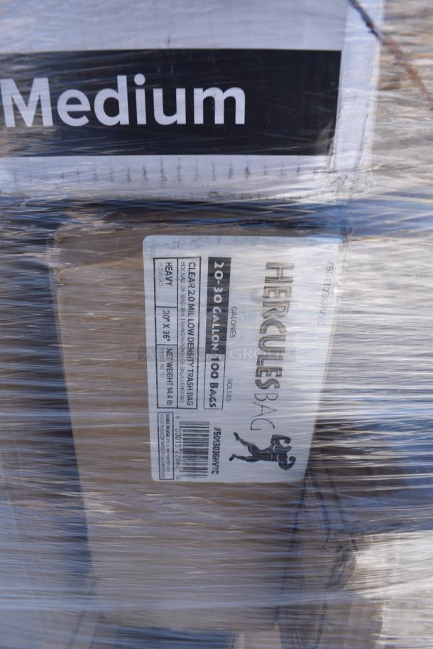 30 BRAND NEW! Boxes Including 130BKFORKX Choice Black Extra Heavy Weight Polystyrene Plastic Fork - 1000/Case, 2 Box 127DM12BULK Choice 12 oz. Ultra Clear Recycled PET Plastic Round Deli Container - 500/Case, 129MCS12B Choice 12 oz. Black 6" x 4 3/4" x 1 3/4" Rectangular Microwavable Heavy Weight Container with Lid - 150/Case, 128HD16BULK Choice Heavy Duty 16 oz. Microwavable Translucent Plastic Deli Container - 480/Case, 129MCS12B Choice 12 oz. Black 6" x 4 3/4" x 1 3/4" Rectangular Microwavable Heavy Weight Container with Lid - 150/Case, 129MCS24B Choice 24 oz. Black Rectangular Microwavable Heavy Weight Container with Lid 8" x 5 1/4" x 2" - 150/Case, 128HD8COMBO Choice Heavy Duty 8 oz. Microwavable Translucent Plastic Deli Container and Lid Combo Pack - 240/Case, 129MCR16W Choice 16 oz. White 6 1/4" Round Microwavable Heavy Weight Container with Lid - 150/Case, 394345M Noble NexGen Powder-Free Disposable Black Hybrid 3 Mil Thick Gloves - Medium - 1000/Case, 612FS5006 Choice Third Size Foil Steam Pan Deep 3 5/16" Depth - 100/Case. 30 Times Your Bid! - Image 16 of 18