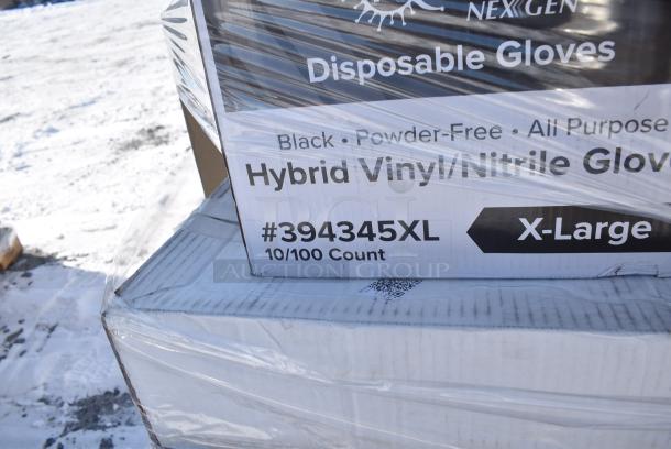 28 BRAND NEW! Boxes Including 394345XLNoble NexGen Powder-Free Disposable Black Hybrid 3 Mil Thick Gloves - Extra Large - 1000/Case, 127SB18COMBO Choice 18 oz. Clear Plastic Salad Bowl with Lid - 150/Case, 500LSTRWL Choice 9, 12, 16, 20, and 24 oz. Clear Strawless / Sip Lid - 1000/Case, 394325XL Noble NexGen Powder-Free Disposable Blue Hybrid 3 Mil Thick Gloves - Extra Large - 1000/Case, 500CC16 Choice Clear PET Customizable Plastic Cold Cup - 16 oz. - 1000/Case, 395TO962 EcoChoice 9" x 6" x 3" Compostable Sugarcane / Bagasse 2 Compartment Takeout Container - 200/Case, 612605070 Choice Full Size Heavy-Duty Foil Steam Table Pan Deep 3 3/8" Depth - 50/Case. 28 Times Your Bid! - Image 6 of 16