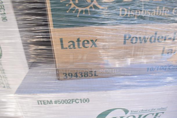25 BRAND NEW! Boxes Including 760VP85 Carnival King Kraft 85 oz. Popcorn Bucket - 150/Case, 50012DWALLW Choice 12 oz. White Smooth Double Wall Paper Hot Cup - 500/Case, 500FC100 Cups, 346WKFSNM Choice Medium Weight White Wrapped Polypropylene Plastic Cutlery Set with Napkin - 250/Case, 347BP10BK Choice 10 1/4" Black Plastic Plate - 500/Case, 394385L Noble Products White Powder-Free Disposable Latex Gloves for Foodservice - Large - 1000/Case. 25 Times Your Bid! - Image 10 of 10