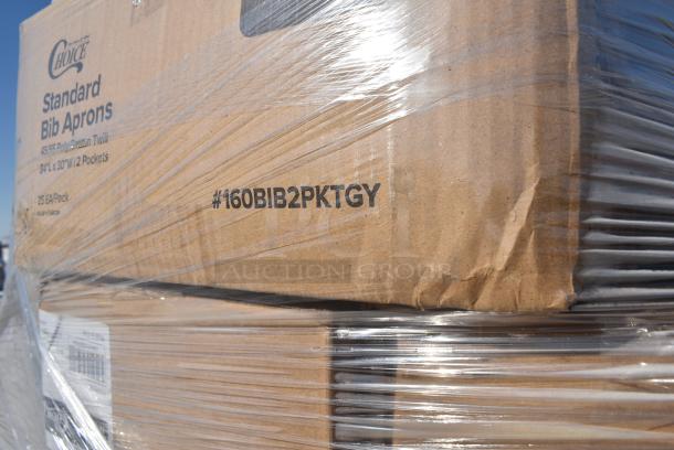 35 BRAND NEW! Boxes Including 129MCR38B Choice 38 oz. Black 7" Round Microwavable Heavy Weight Container with Lid - 150/Case, 394465XL Noble NexGen 3 Mil Black Biodegradable Powder-Free Nitrile Gloves - Extra Large - 1000/Case, 5002BNAPBLK Choice Black 2-Ply Customizable Beverage / Cocktail Napkin - 1000/Case, 160BIB2PKTGY Choice Gray Poly-Cotton Standard Bib Apron with 2 Pockets - 34" x 30", 394325L Noble NexGen Powder-Free Disposable Blue Hybrid 3 Mil Thick Gloves - Large - 1000/Case, Dart 12J12 12 oz. White Customizable Foam Cup - 1000/Case, SXB12WS Dixie Ultra Pathways 12 oz. Heavy Weight Paper Bowl - 500/Case, 394EN304XL Noble Products Nitrile White 3 Mil Thick All Purpose Powder-Free Textured Gloves - Extra Large - 1000/Case, 43309LPIE Choice 9" Clear Hinged Low Pie Container - 100/Case. 35 Times Your Bid! - Image 9 of 20