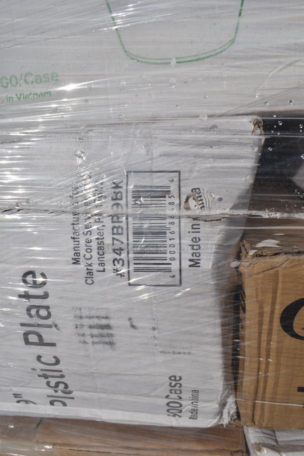 30 BRAND NEW! Boxes Including 130WBKFORKH Choice Black Heavy Weight Wrapped Polystyrene Plastic Fork - 1000/Case, 760VP85 Carnival King 85 oz. Popcorn Bucket - 150/Case, 500MF883B3C Choice 8" x 8" 3-Compartment Microwaveable Black Mineral-Filled Plastic Hinged Take-Out Container - 150/Case, TP12 Paragon 1112110 Commercial Theater 12 oz. Popcorn Machine, 612FFL1230 Choice Foil Steam Table Pan Lid - Full Size - 50/Case, 130BKFKSNX500 Choice Black Extra Heavy Weight Wrapped Polystyrene Plastic Cutlery Pack with Napkin - 500/Case, 347BP9BK Choice 9" Black Plastic Plate - 500/Case, 500MFT Lavex White M-Fold (Multifold) Towel - 4000/Case, 500CC16 Choice Clear PET Customizable Plastic Cold Cup - 16 oz. - 1000/Case, 4 Box 394325L Noble NexGen Powder-Free Disposable Blue Hybrid 3 Mil Thick Gloves - Large - 1000/Case, 500CC32P Choice Clear PET Plastic Cold Cup - 32 oz. - 500/Case, 760SOUP12WPA Choice 12 oz. White Double Poly-Coated Paper Food Cup with Vented Paper Lid - 250/Case. 30 Times Your Bid! - Image 13 of 19
