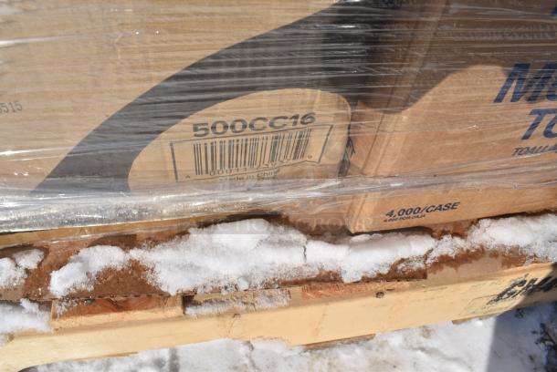 30 BRAND NEW! Boxes Including 130WBKFORKH Choice Black Heavy Weight Wrapped Polystyrene Plastic Fork - 1000/Case, 760VP85 Carnival King 85 oz. Popcorn Bucket - 150/Case, 500MF883B3C Choice 8" x 8" 3-Compartment Microwaveable Black Mineral-Filled Plastic Hinged Take-Out Container - 150/Case, TP12 Paragon 1112110 Commercial Theater 12 oz. Popcorn Machine, 612FFL1230 Choice Foil Steam Table Pan Lid - Full Size - 50/Case, 130BKFKSNX500 Choice Black Extra Heavy Weight Wrapped Polystyrene Plastic Cutlery Pack with Napkin - 500/Case, 347BP9BK Choice 9" Black Plastic Plate - 500/Case, 500MFT Lavex White M-Fold (Multifold) Towel - 4000/Case, 500CC16 Choice Clear PET Customizable Plastic Cold Cup - 16 oz. - 1000/Case, 4 Box 394325L Noble NexGen Powder-Free Disposable Blue Hybrid 3 Mil Thick Gloves - Large - 1000/Case, 500CC32P Choice Clear PET Plastic Cold Cup - 32 oz. - 500/Case, 760SOUP12WPA Choice 12 oz. White Double Poly-Coated Paper Food Cup with Vented Paper Lid - 250/Case. 30 Times Your Bid! - Image 15 of 19