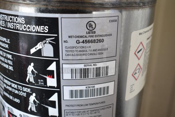 Ansul Wet Chemical Fire Extinguisher. Buyer Must Pick Up - We Will Not Ship This Item. - Image 3 of 3