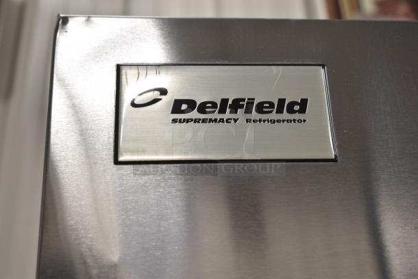 Delfield SRR2-S Stainless Steel Commercial 2 Door Reach In Cooler w/ Racks. 115 Volts, 1 Phase. Tested and Working! - Image 2 of 5