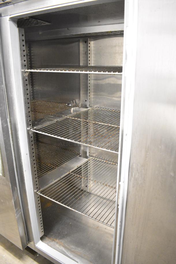 Delfield SRR2-S Stainless Steel Commercial 2 Door Reach In Cooler w/ Racks. 115 Volts, 1 Phase. Tested and Working! - Image 4 of 6