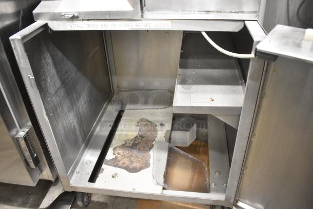 Fresh N Squeeze POS-1 Stainless Steel Commercial Floor Style Citrus Juicer on Commercial Casters. 115 Volts, 1 Phase. Tested and Working! - Image 3 of 8