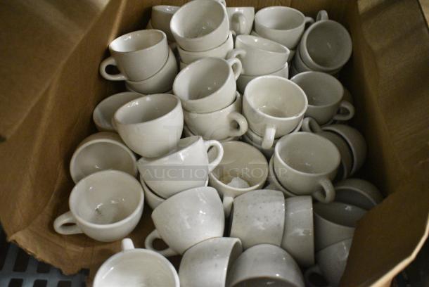 50 White Ceramic Mugs. 50 Times Your Bid! - Image 1 of 5