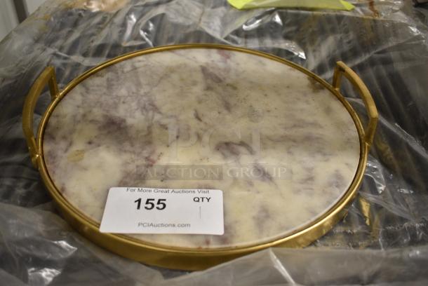 Round Serving Tray. - Image 1 of 3