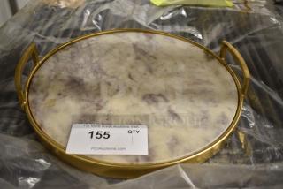 Round Serving Tray.