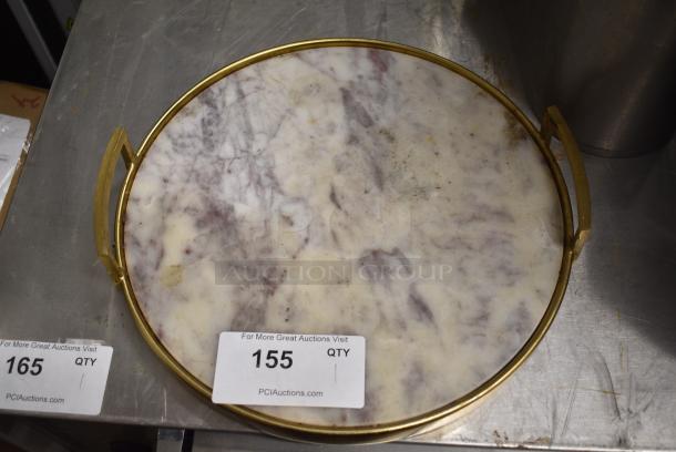 Round Serving Tray. - Image 2 of 3