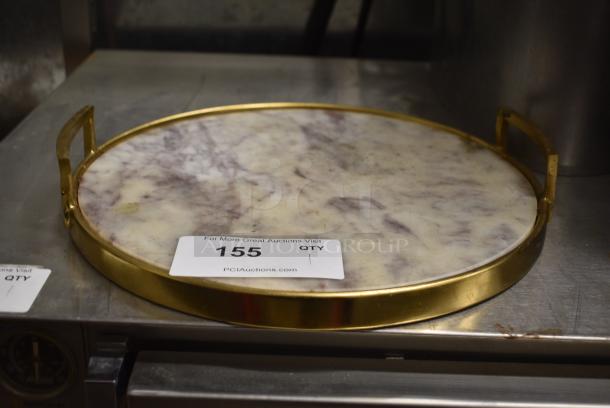 Round Serving Tray. - Image 3 of 3