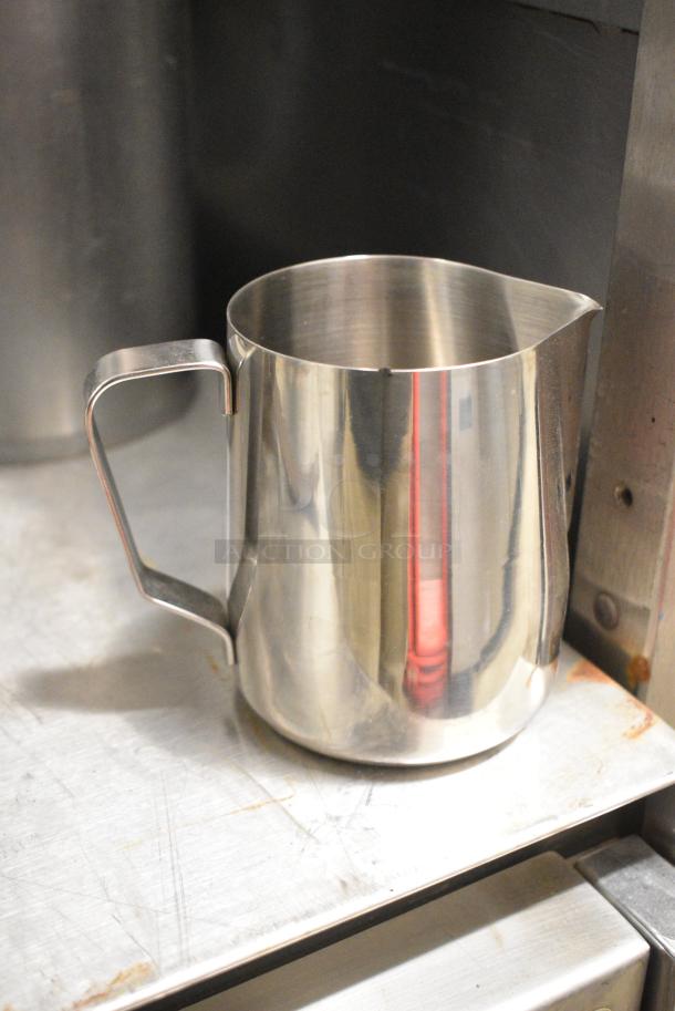 8 Various Stainless Steel Cream Pitchers. 8 Times Your Bid! - Image 3 of 4