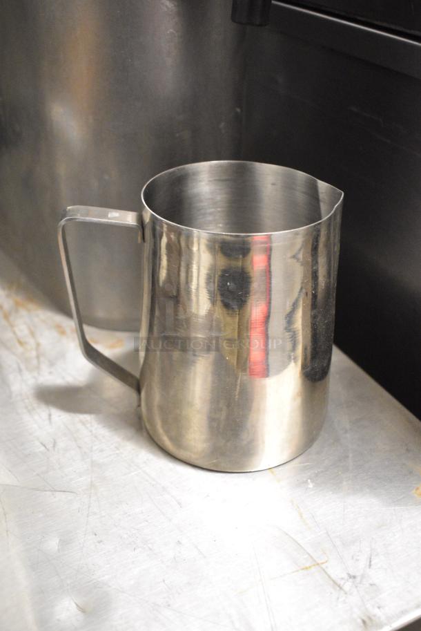 8 Various Stainless Steel Cream Pitchers. 8 Times Your Bid! - Image 4 of 4