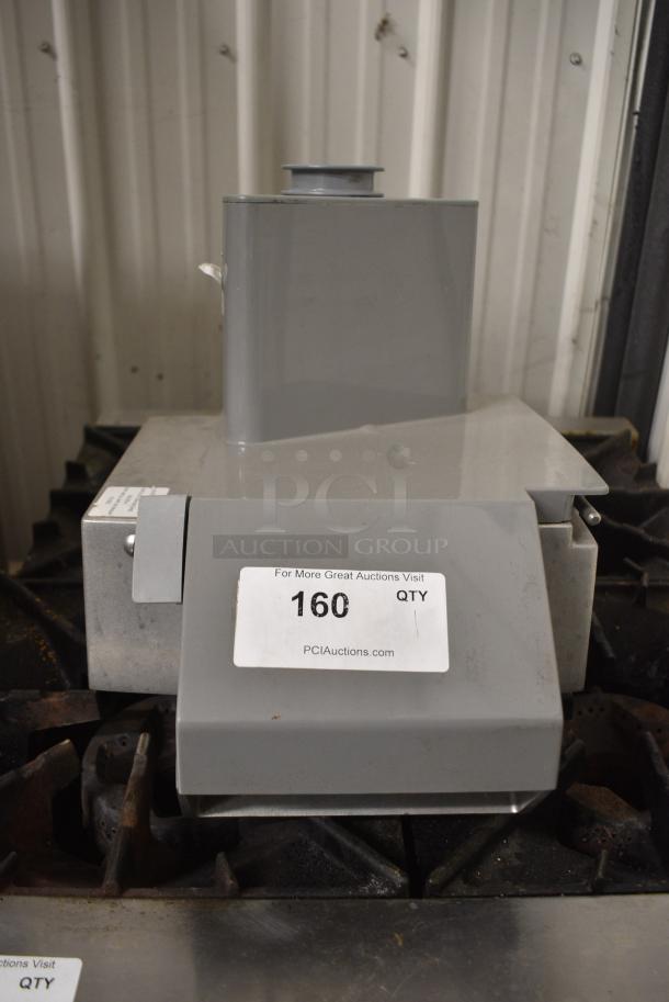 Metal and Gray Poly Continuous Feed Head for Food Processor - Image 2 of 8