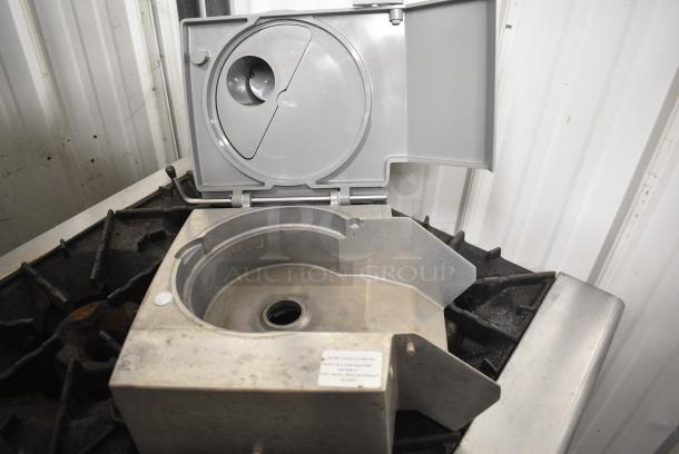 Metal and Gray Poly Continuous Feed Head for Food Processor - Image 4 of 8