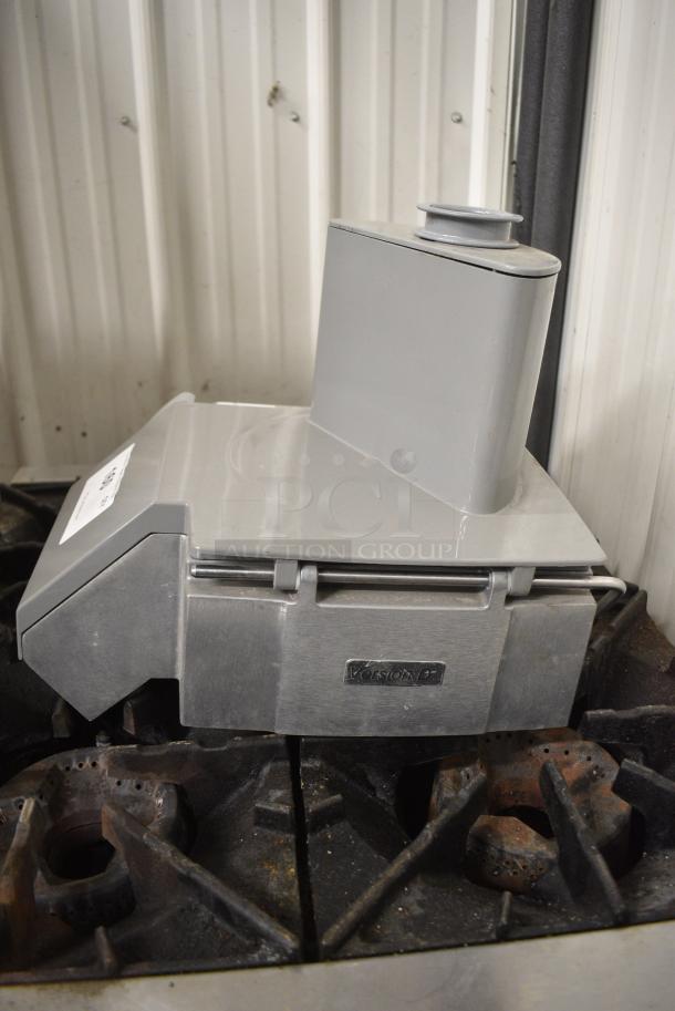 Metal and Gray Poly Continuous Feed Head for Food Processor - Image 7 of 8