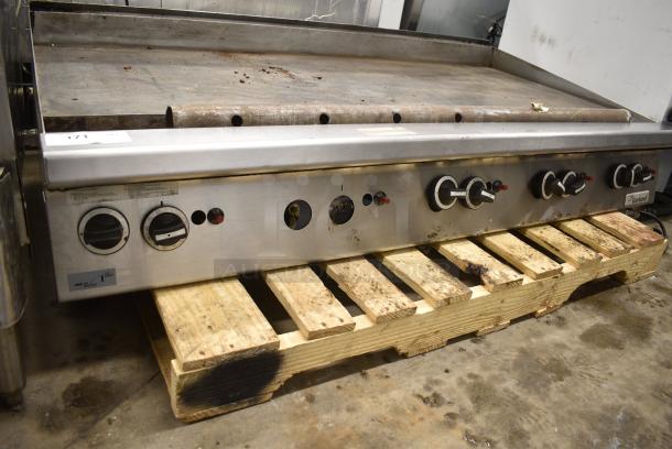 Garland Stainless Steel Commercial Countertop Natural Gas Powered Flat Top Griddle. - Image 3 of 4