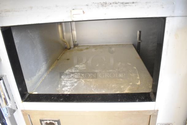 2021 Leader ESPT72 Stainless Steel Commercial Pizza Prep Table w/ Oversized Stone Cutting Board on Commercial Casters. 115 Volts, 1 Phases. Tested and Working! - Image 6 of 10