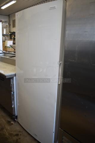 2022 Frigidaire FFUE2022AW0 Metal Single Door Reach In Freezer. 115 Volts, 1 Phase. Tested and Working!
