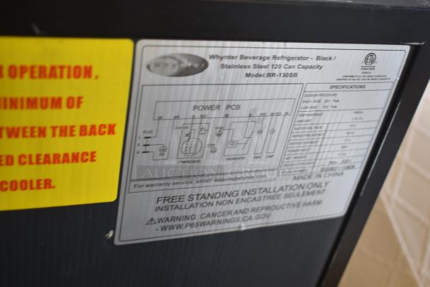 Whynter BR-130SB Metal Mini Cooler Merchandiser. 115 Volts, 1 Phase. Tested and Working! - Image 6 of 6
